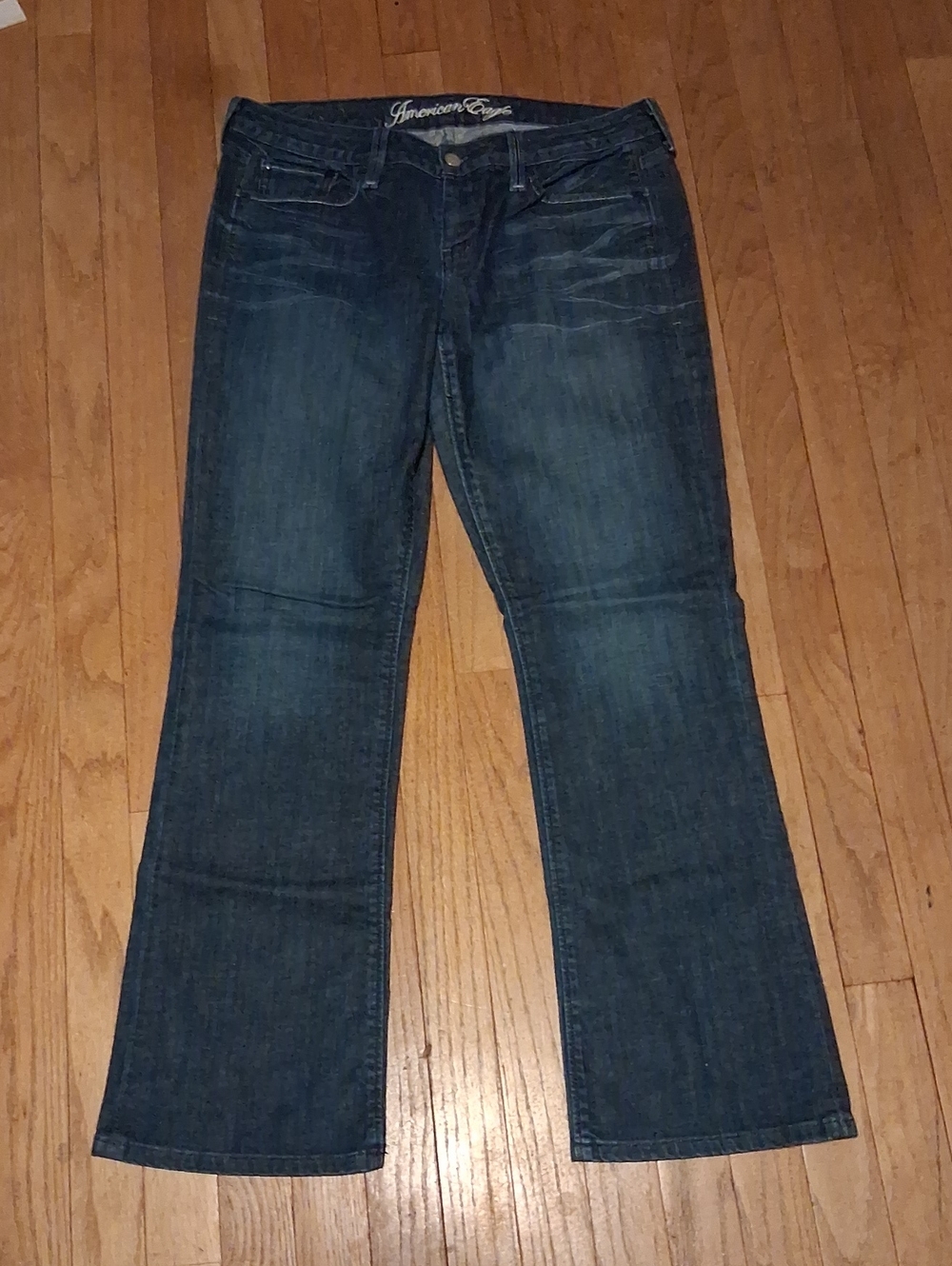 american eagle true boot jeans womens 12 reg mid rise pants